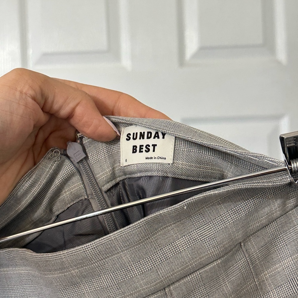 Sunday best olive mini skirt